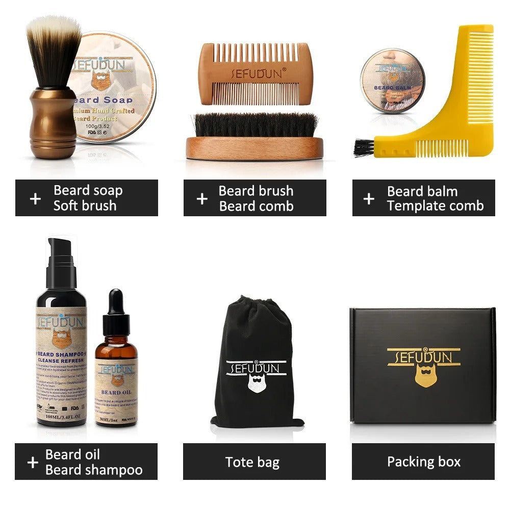 Kit d'entretien de la barbe pour homme